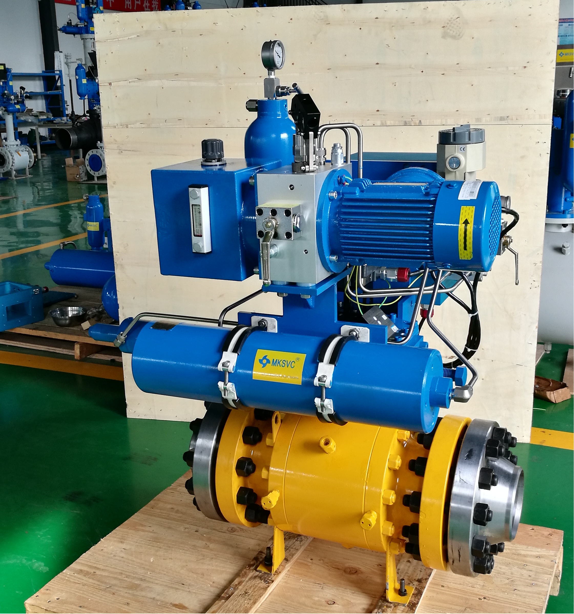 Параллельный двухнаправленный привод серии DGOA Электрогидравлический привод тумблерного типа